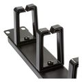 logilink or104b cable management bar 1u 5 turnable brackets black extra photo 2