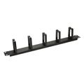 logilink or104b cable management bar 1u 5 turnable brackets black extra photo 3