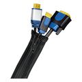 logilink kab0082 cable flexwrap with zipper 30mm 5m black extra photo 3