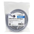 logilink kab0071 cable flexwrap with zipper 30mm 1m grey extra photo 5