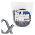 logilink kab0074 cable flexwrap with zipper 50mm 2m grey extra photo 6