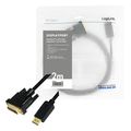 logilink cv0131 displayport 12 to dvi adapter 2m black extra photo 5