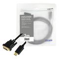logilink cv0132 displayport 12 to dvi adapter 3m black extra photo 5