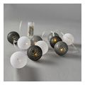eurolamp 10 therma leyka led 5mm mpales leykes gkri mayro 2xaa timer diafano kal 30cm ip20 600 03058 extra photo 1