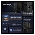 tp link archer be550 be9300 tri band wi fi 7 router extra photo 7