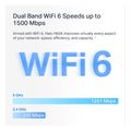 mercusys halo h60x 2 pack ax1500 whole home mesh wifi 6 system extra photo 4
