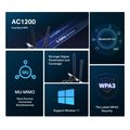 mercusys ma30e ac1200 wi fi bluetooth pcie adapter extra photo 1