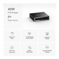mercusys ms106lp 6 port 10 100mbps desktop switch with 4 port poe  extra photo 2