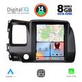 digital iq bxf 7988 cpaa tesla style for honda civic 4d mod 2006 2012 extra photo 1