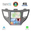 digital iq bxf 6997 cpaa tesla style for hyundai tuscon mod 2015 2019 extra photo 1