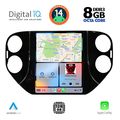digital iq bxf 7989 cpaa tesla style for vw tiguan mod 2010 2013 extra photo 1