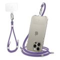 spigen universal set 2 cross body strap 1p wrist strap 1p contag2 1p deep purple extra photo 4