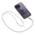 spigen universal set 2 cross body strap 1p wrist strap 1p contag2 1p pearl white extra photo 3