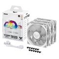 asus tuf gaming tr120 argb 3in1 white computer case air cooler 12 cm extra photo 2