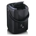 lenco btc 060bk systima karaoke me bluetooth asyrmato mikrofono kai fotismo led extra photo 2
