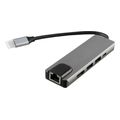 nsp n18 gkri usb c hub 5 in 1 8340284 type c se usb 30 me rj45 pd 2 usb 30 kai hdmi 4k extra photo 2