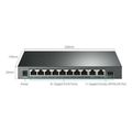 tp link tl sg1210mpe 10 port gigabit easy smart switch with 8 port poe  extra photo 1