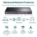 tp link tl sg1218mpe 18 port gigabit easy smart switch with 16 port poe  extra photo 3