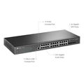 tp link tl sg3428 24 port gigabit l2 managed switch with 4 sfp slots extra photo 2