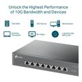 tp link tl sx1008 8 port 10g desktop rackmount switch extra photo 3