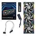 lian li unifan sl wireless 120 3pcs black triple pack include controller case fan extra photo 3