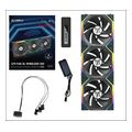 lian li unifan sl wireless 120 3pcs reverse black triple pack include controller case fan extra photo 6