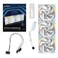 lian li unifan sl wireless 120 3pcs white triple pack include controller case fan extra photo 1