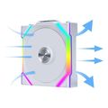lian li unifan sl wireless 120 3pcs white triple pack include controller case fan extra photo 2