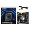 lian li unifan sl wireless lcd 120 1pcs reverse black case fan extra photo 3