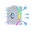 lian li unifan sl wireless lcd 120 3pcs white triple pack include controller case fan extra photo 2