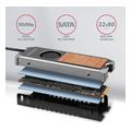 axagon clr m2fan active fan m2 ssd 80mm ssd copper body silicone thermal pads height 13mm extra photo 1