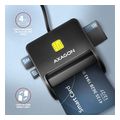 axagon cre sm3sd usb smart card sd microsd sim card flatreader extra photo 2
