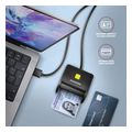 axagon cre sm3sd usb smart card sd microsd sim card flatreader extra photo 3