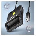 axagon cre sm3sd usb smart card sd microsd sim card flatreader extra photo 4