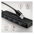 axagon hue c1a 4x usb32 gen 1 travel hub usb c power in w 20cm type a cable extra photo 1