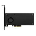 axagon pcem2 dc pci e 30 4x dual m2 ssd nvme sata dual voltage ssd fan heatsink extra photo 1