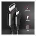 axagon rvc hi2mc usb c hdmi 20 adapter 4k 60hz aluminum 18m cable extra photo 1