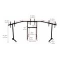 next level racing nlr a010 free standing triple monitor stand 3 x 32 to 65  monitors with vesa extra photo 2