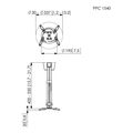 vogel s ppc 1540 projector ceiling mount white extra photo 2