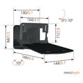 vogel s sound 3205 speaker wall mount black extra photo 1 vogel s sound 3205 speaker wall mount black extra photo 1