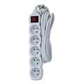 esperanza elk215w power strip 5 mprizes me diakopti 3m white extra photo 1
