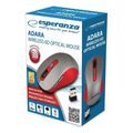 esperanza em131r wireless 24ghz optical mouse 6d usb adara red extra photo 3