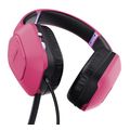 trust gxt415p zirox headset pink extra photo 2