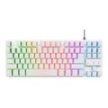 trust gxt833w thado gaming tenkeyless keyboard white us extra photo 1
