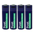 trust usb c rechargeable batteries 4 pieces aa extra photo 3