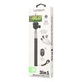 lamtech 3in1 bluetooth selfie stick for smartphones action cameras and digital cameras lam112884 extra photo 3
