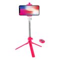 lamtech 2in1 tripod selfie stick rose red lam020373 extra photo 1