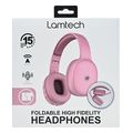 lamtech bt53 foldable high fidelity headphones pink lam113010 extra photo 3
