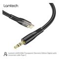 lamtech audio cable type c to 35mm jack black 1m lam113386 extra photo 1