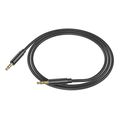 lamtech audiocable braided 1m 35mm to 35mm black lam445080 extra photo 1